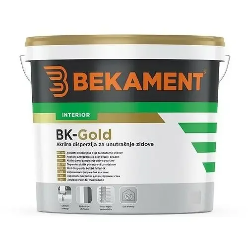 BOJA UNUTRAŠNJA BK-GOLD BIJELI 15L