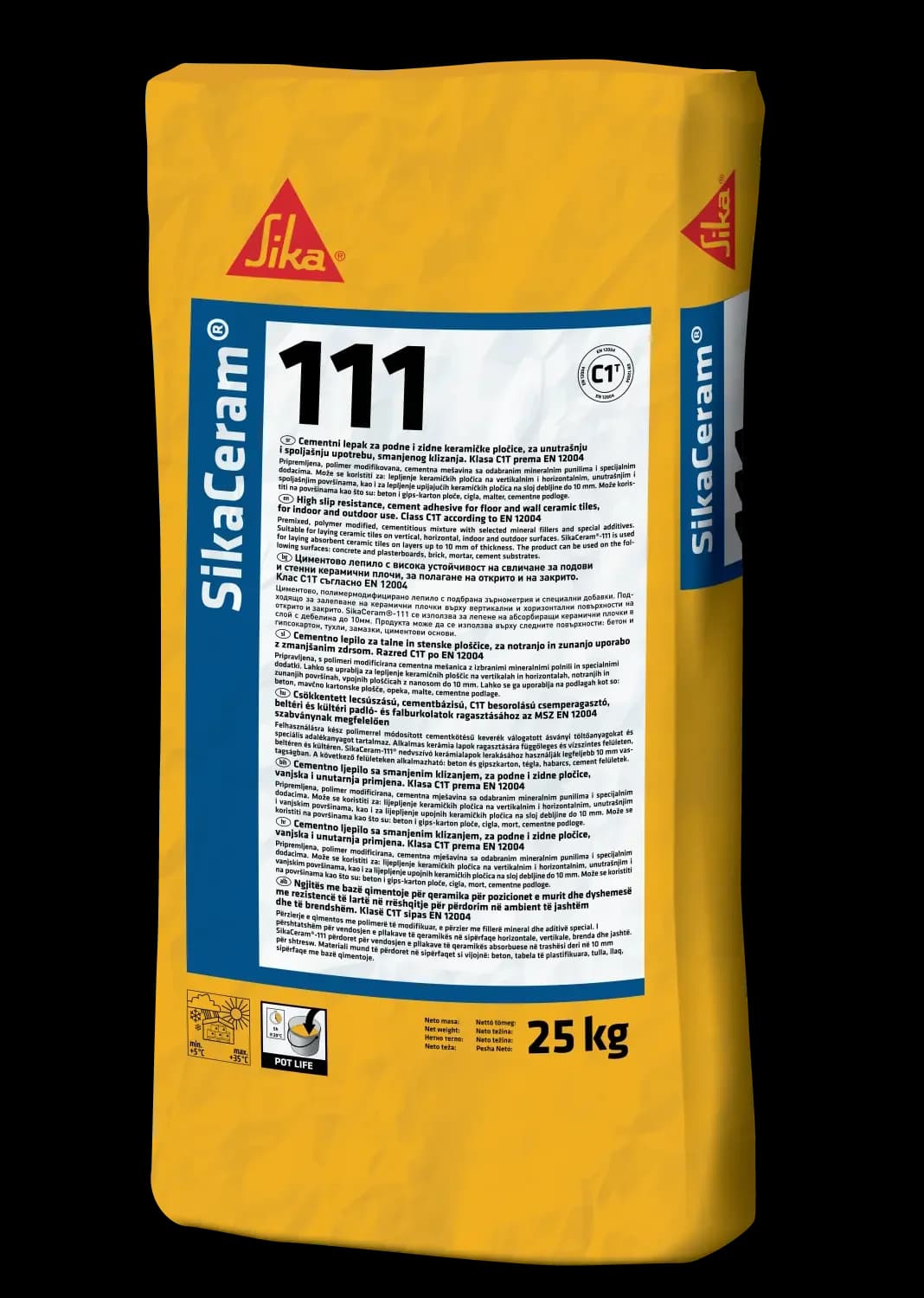 LJEPILO ZA PLOCICE SIKA CERAM 111 25KG 524930