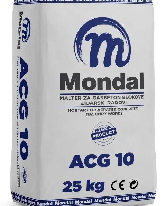 LJEPILO ZA GASBETON BLOKOVE 25 KG MONDAL