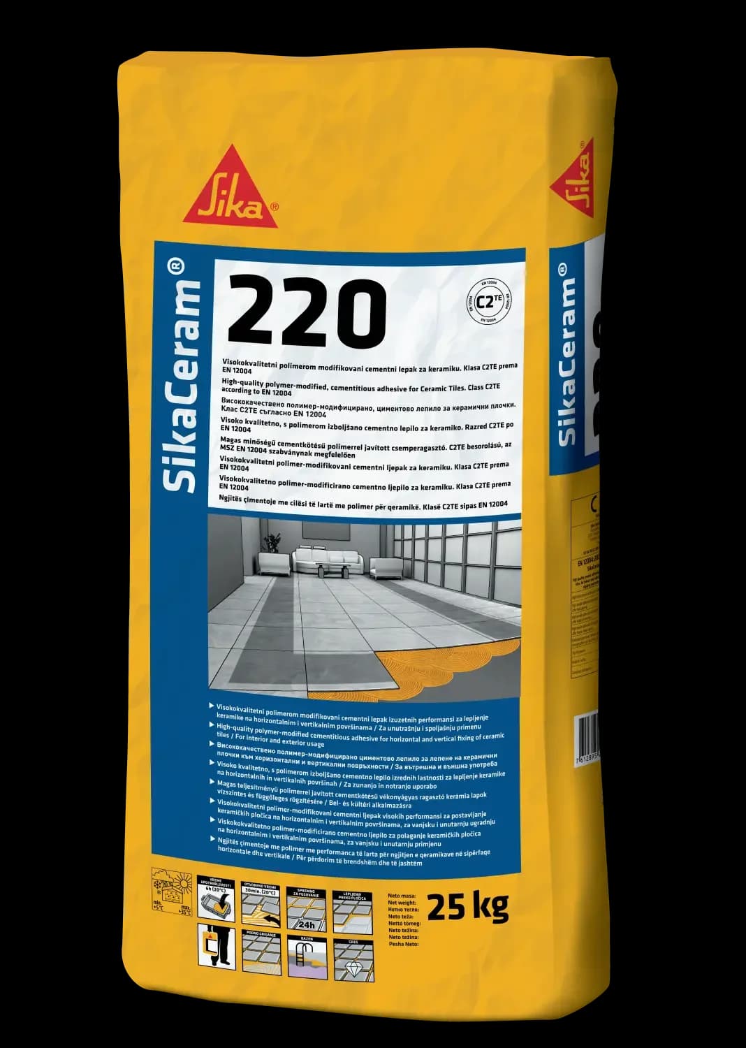 LJEPILO ZA PLOCICE SIKA CERAM 220 25KG 492100